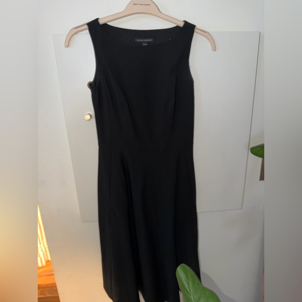 Banana Republic Classic Black Midi Dress